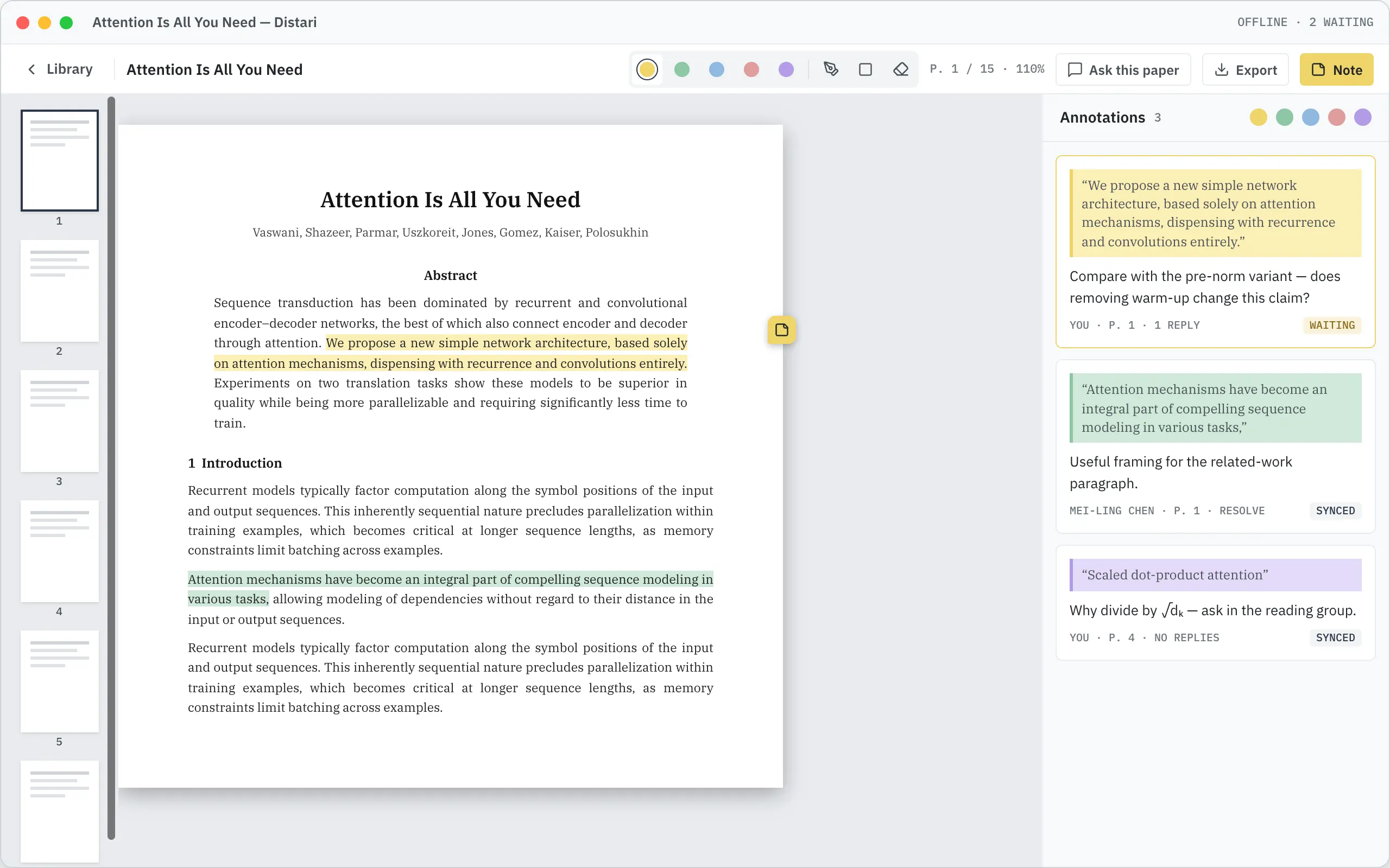 The desktop reader